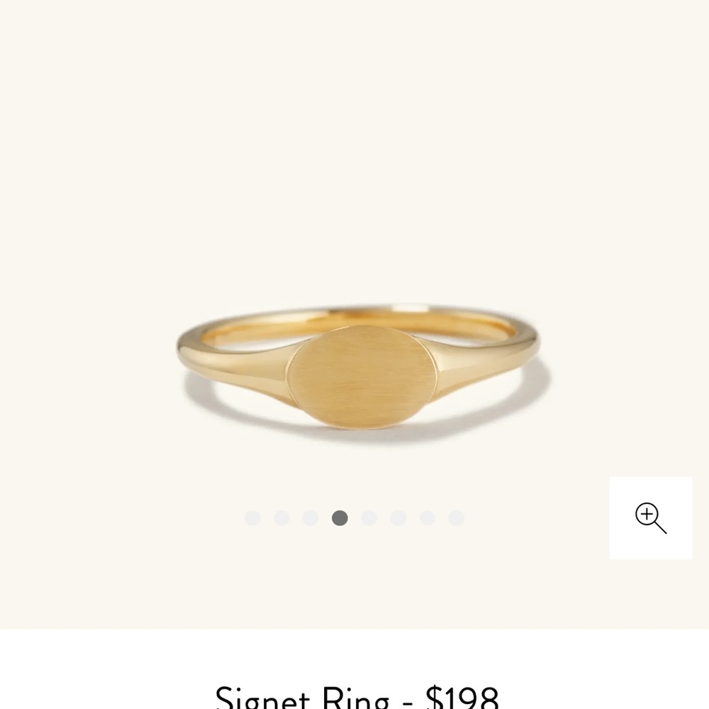 Mejuri 14k Signet Ring